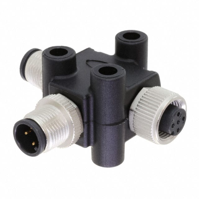 TA-A03M-A03M-A03F-01 CONN T-ADPT 3P-3/3P M-F/M INLINE
