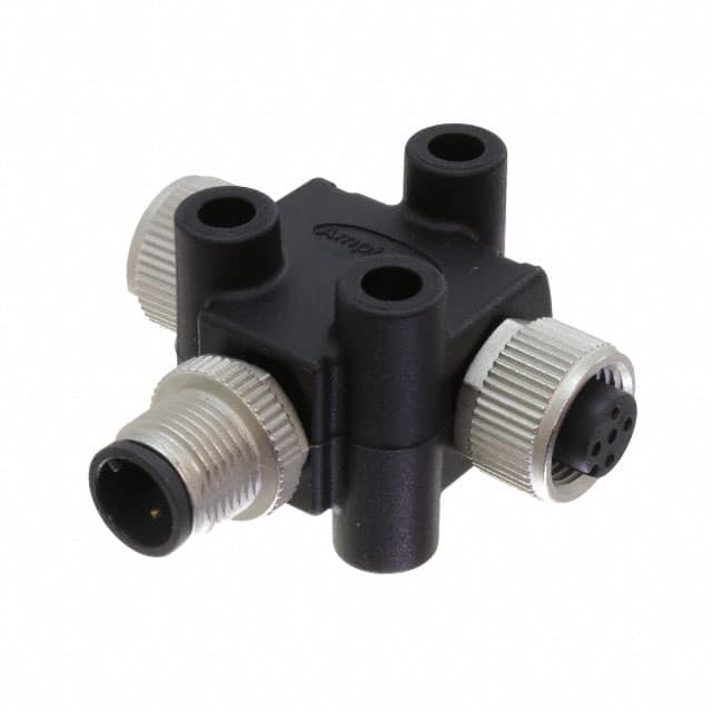 TA-A03M-A03F-A03F-01 CONN T-ADPT 3P-3/3P M-F/F INLINE