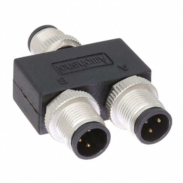 YA-A03M-A03M-A03M-01 CONN Y-ADPT 3P-3/3P M-M/M INLINE