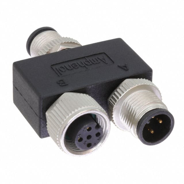 YA-A03M-A03M-A03F-01 CONN Y-ADPT 3P-3/3P M-F/M INLINE