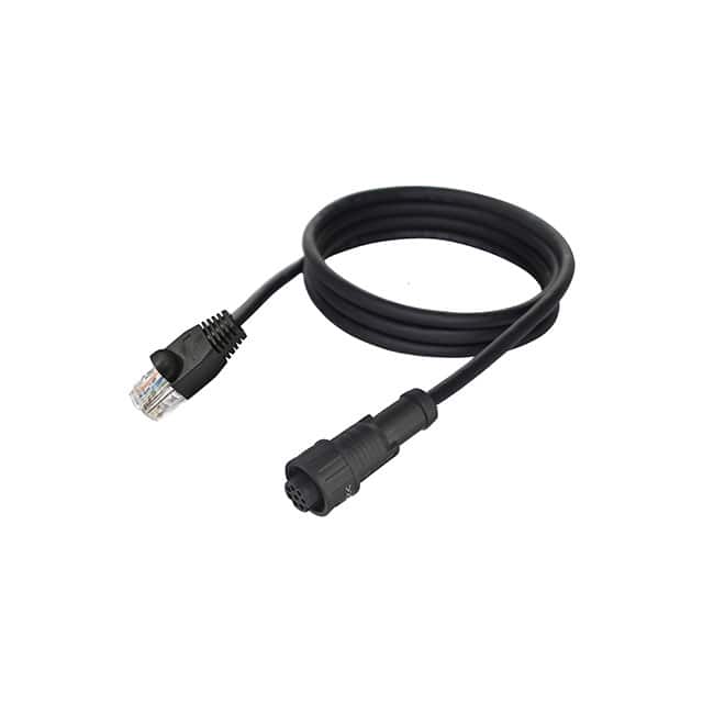 AB-AU08FL-UPBML-QH002 CONN ADAPTER 8P-8P F-M INLINE