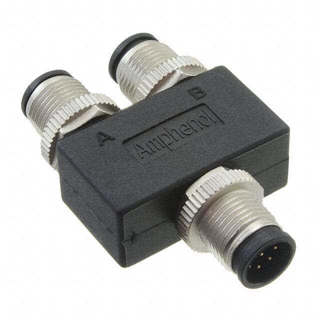 YA-A08M-A08M-A08M-01 CONN Y-ADPT 8P-8/8P M-M/M INLINE