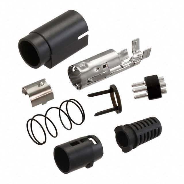 KPPX-4P CONN PLUG MALE 4P SOLDER CUP