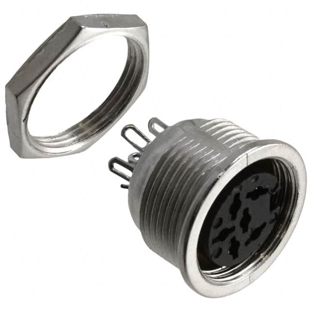 SD-60LS CONN RCPT FMALE DIN 6P SOLDER