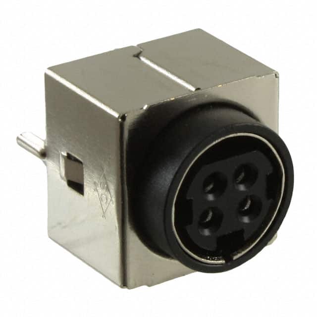 PD-40VS CONN RCPT FMALE 4 SILVER SOLDER
