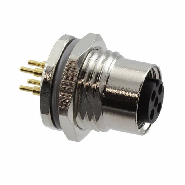 T4141012041-000 CONN PLUG FMALE 4POS GOLD SOLDER