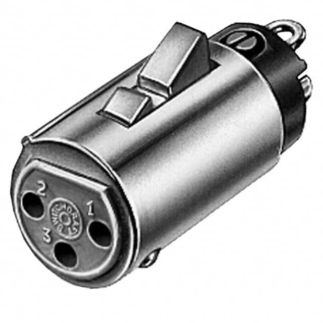 QG3F CONN FMALE INSERT XLR 3P SLD CUP