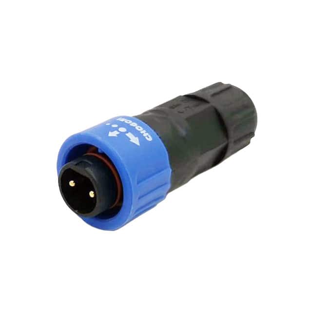 22002131-01 CONN PLUG MALE 2POS SOLDER CUP
