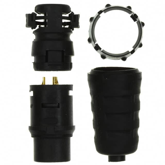 EN3C3MX CONN PLUG MALE 3P GOLD SLDR CUP