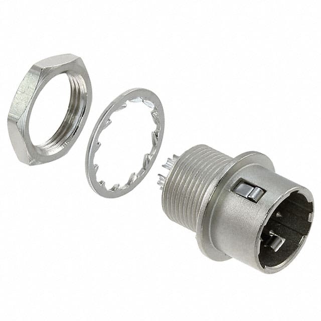 HR10A-7R-6P(73) CONN RCPT MALE 6P SILV SLDR CUP