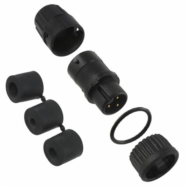 6282-3PG-3DC CONN PLUG MALE 3P GOLD SLDR CUP