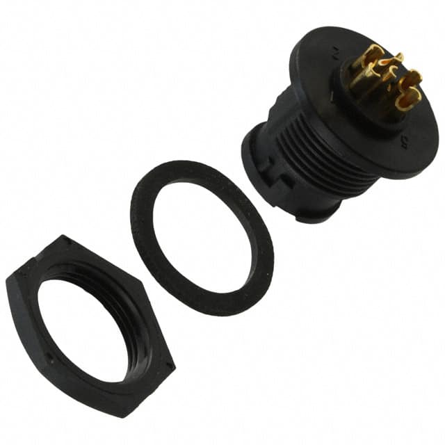 7282-6PG-300 CONN RCPT MALE 6P GOLD SLDR CUP