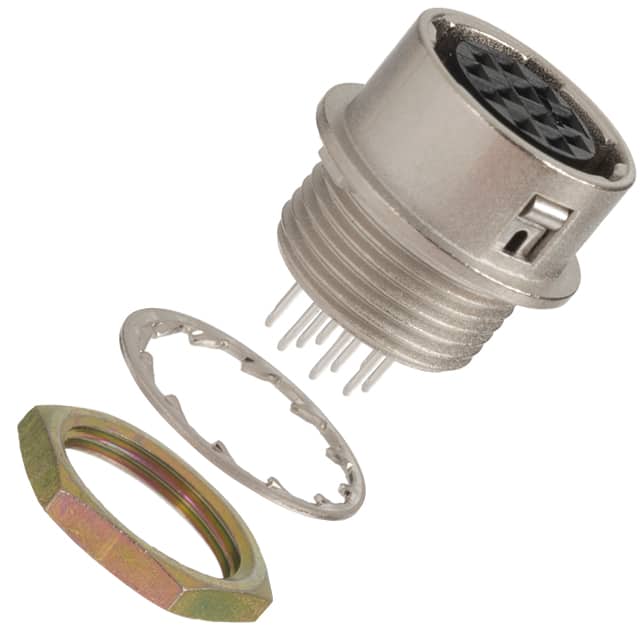 HR10A-10R-12SB(71) CONN RCPT FMALE 12P SILVER SLDR