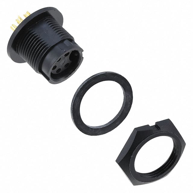 7282-5SG-300 CONN RCPT FMALE 5P GOLD SLDR CUP