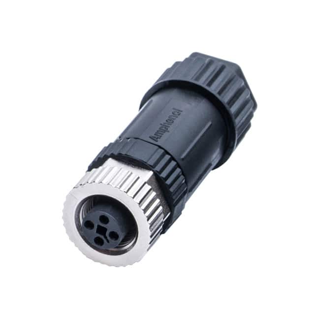 M12T-04BFFB-SL7002 CONN RCPT FMALE 4POS GOLD SCREW