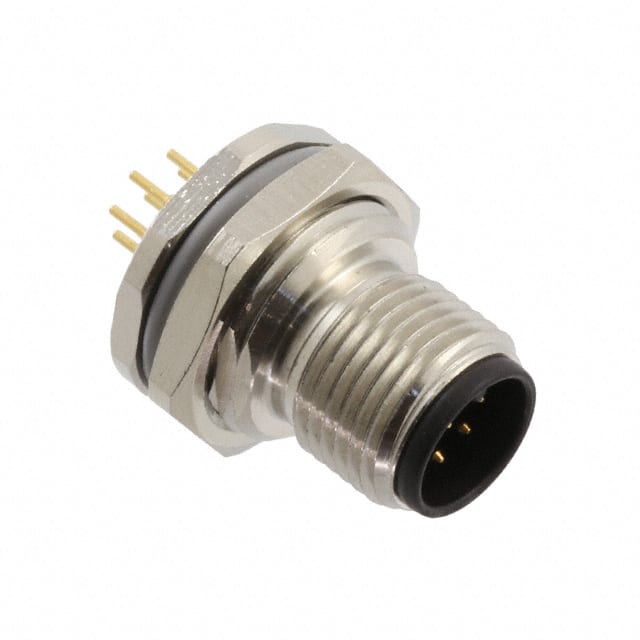 T4140012081-000 CONN PLUG MALE 8POS GOLD SOLDER