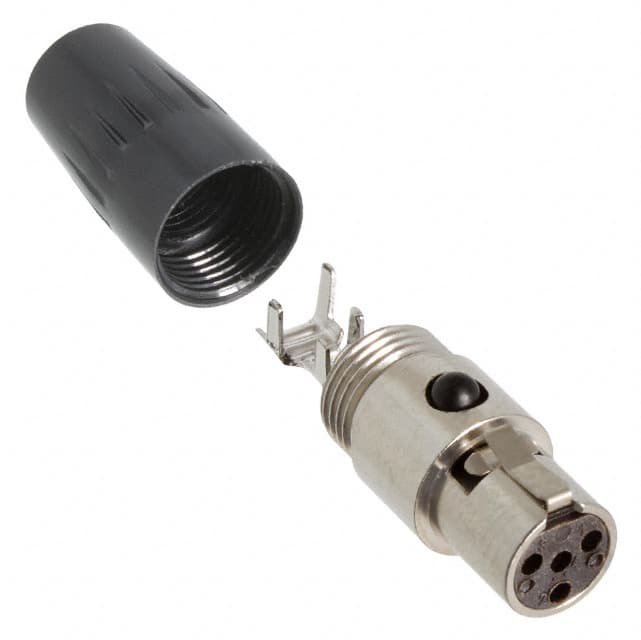 TA4FLX CONN PLUG FMALE MINI XLR 4P SLDR