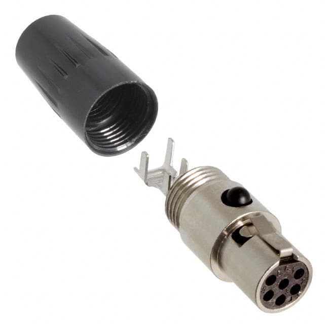 TA6FLX CONN PLUG FMALE MINI XLR 6P SLDR