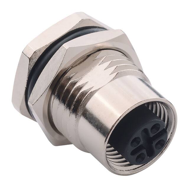 860RD04-213R004 CONN PLUG FMALE 4POS GOLD SOLDER
