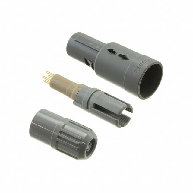 PAG.M0.4GL.AC65G CONN PLUG MALE 4P GOLD SLDR CUP