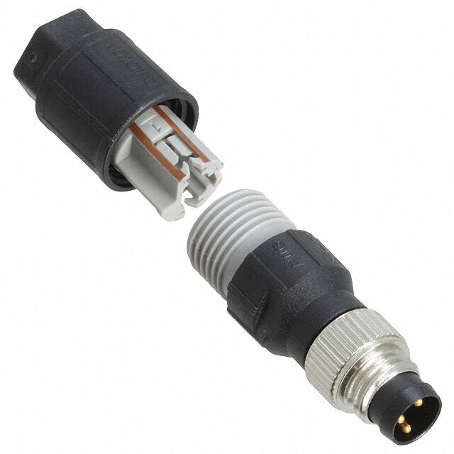 1441008 CONN PLUG MALE 3POS GOLD IDC
