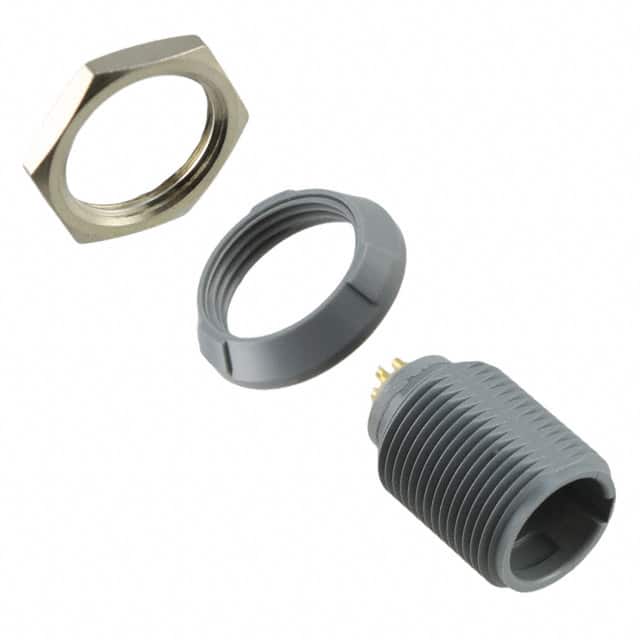 PKG.M0.4SL.LG CONN RCPT FMALE 4P GOLD SLDR CUP
