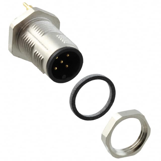1552968 CONN PLUG MALE 5POS GOLD SOLDER