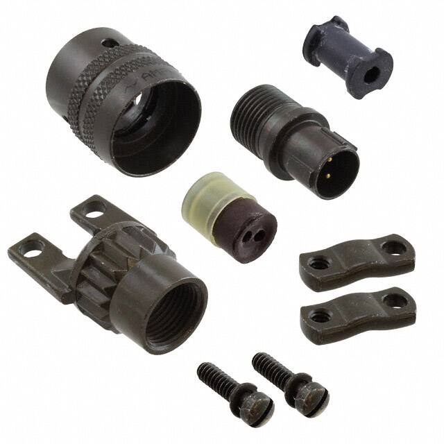 PT06E-8-2P(SR) CONN PLUG MALE 2P GOLD SLDR CUP