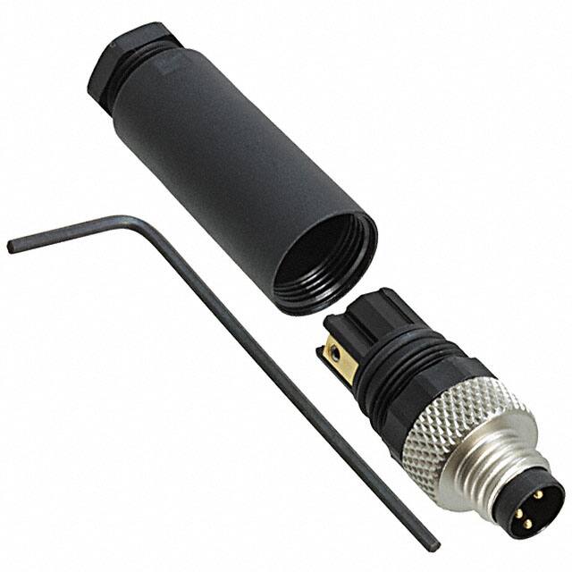 1501252 CONN PLUG MALE 3POS GOLD SCREW