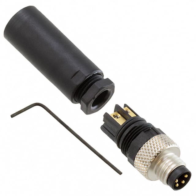1501265 CONN PLUG MALE 4POS GOLD SCREW