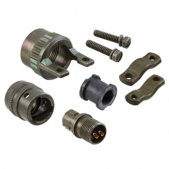 PT06A-8-2P(SR) CONN PLUG MALE 2P GOLD SLDR CUP