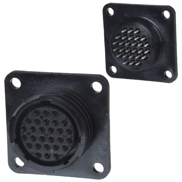1-207216-6 CONN RCPT FMALE 28POS GOLD SLDR