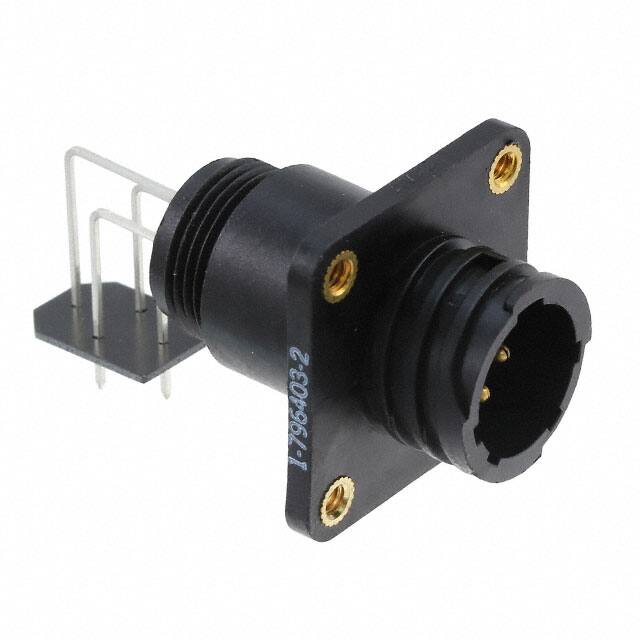 1-796403-2 CONN RCPT MALE 4POS GOLD SOLDER