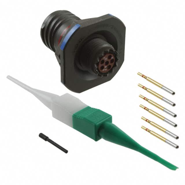 D38999/24WA35SN CONN RCPT FMALE 6POS GOLD CRIMP