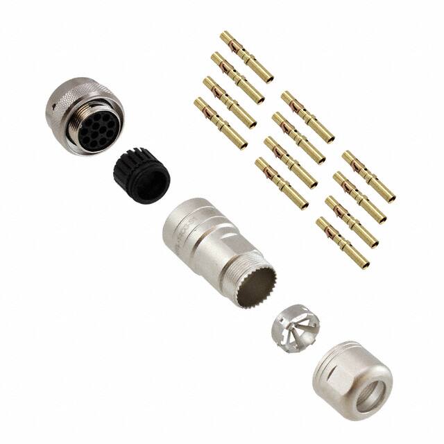 RT061412SNH-K CONN PLUG FMALE 12POS GOLD CRIMP