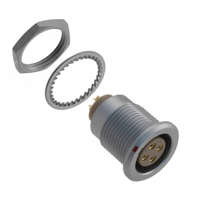 EGG.2B.304.CLL CONN RCPT FMALE 4P GOLD SLDR CUP