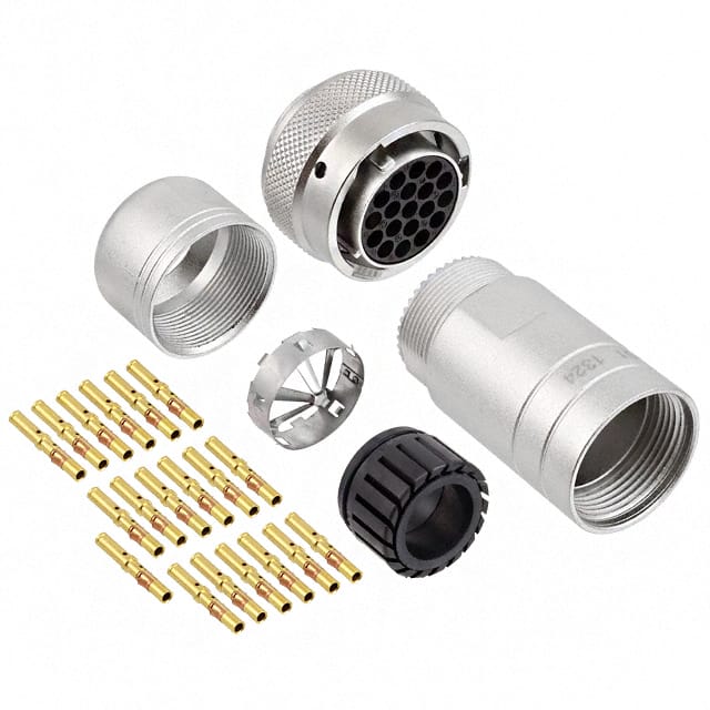 RT061619SNH-K CONN PLUG FMALE 19POS GOLD CRIMP
