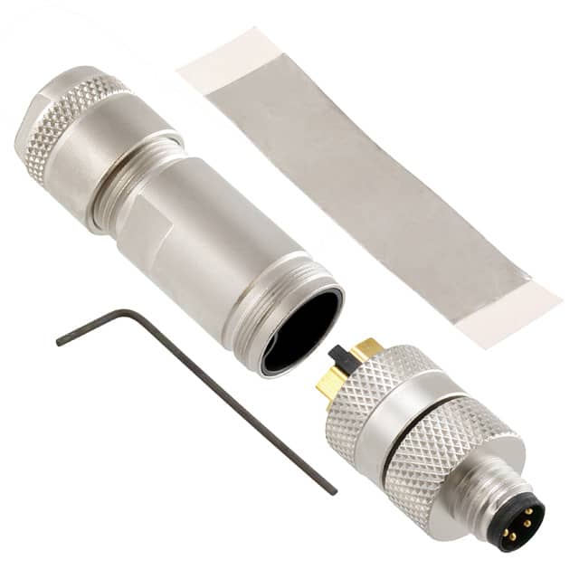 1542897 CONN PLUG MALE 4POS GOLD SCREW