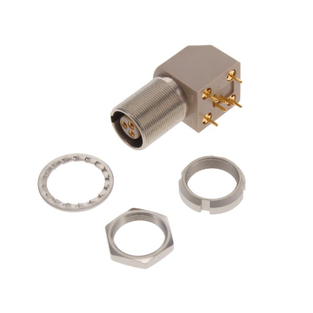 EXG.1B.303.HLN CONN RCPT FMALE 3POS GOLD SOLDER