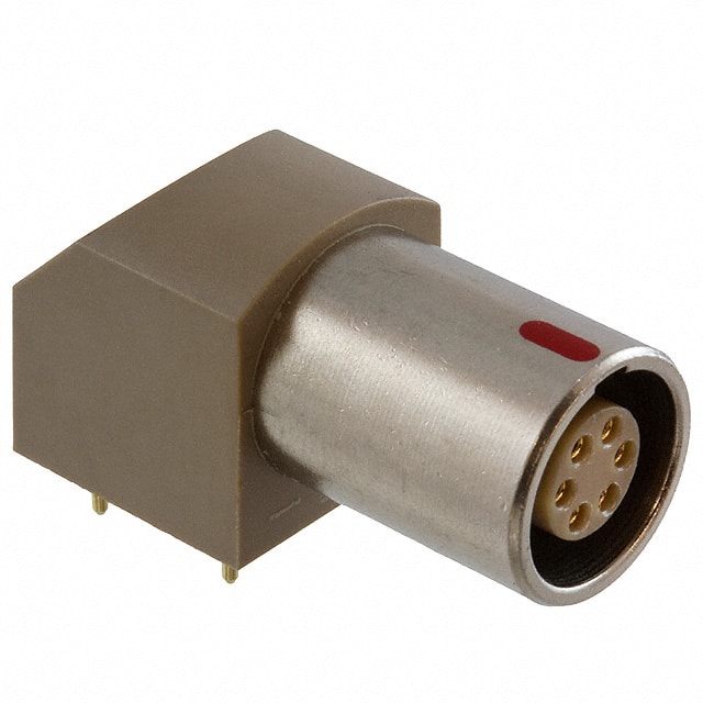 EPG.1B.306.HLN CONN RCPT FMALE 6POS GOLD SOLDER