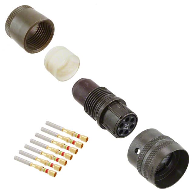 PT06SE-10-6S CONN PLUG FMALE 6POS GOLD CRIMP
