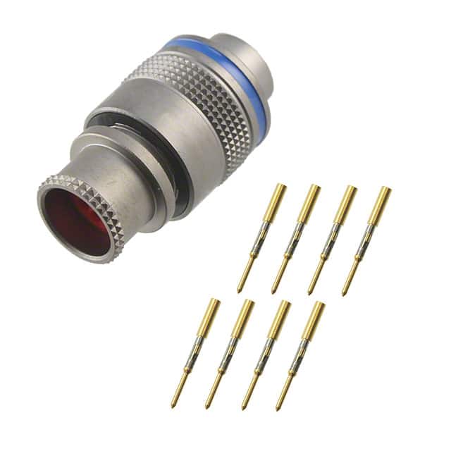 FMN.1M.308.XLCT CONN PLUG MALE 8POS GOLD CRIMP
