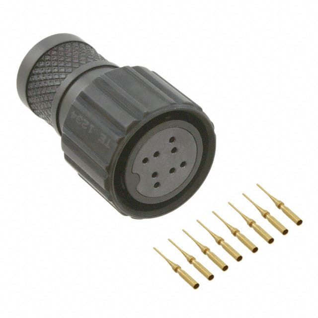2102353-6 CONN PLUG FMALE 8POS GOLD CRIMP