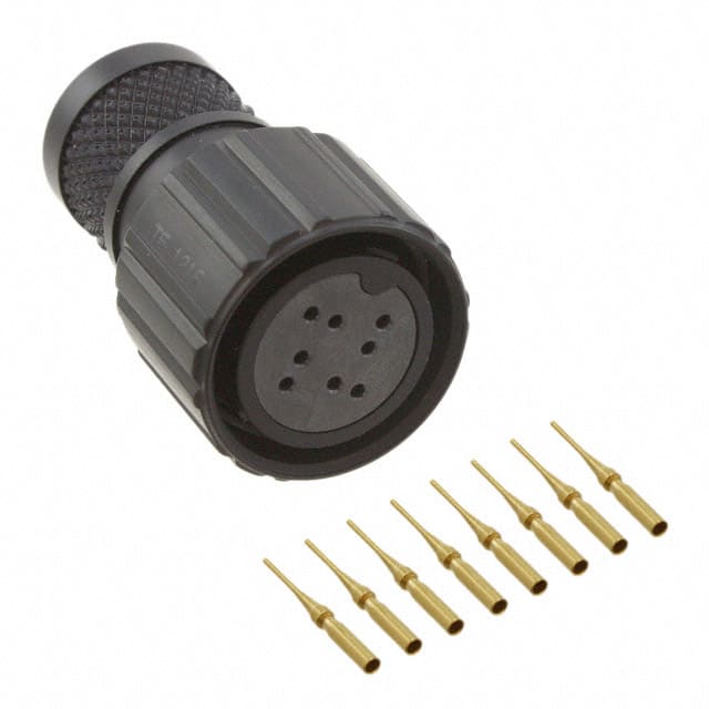 2102353-2 CONN PLUG FMALE 8POS GOLD SOLDER