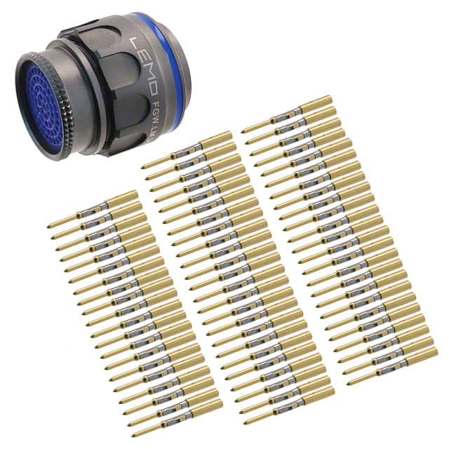 FGW.LM.368.XLCT CONN PLUG MALE 68POS GOLD CRIMP