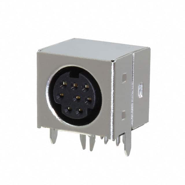 MDJ-008-FS CONN JACK FMALE MINI DIN 8P SLDR