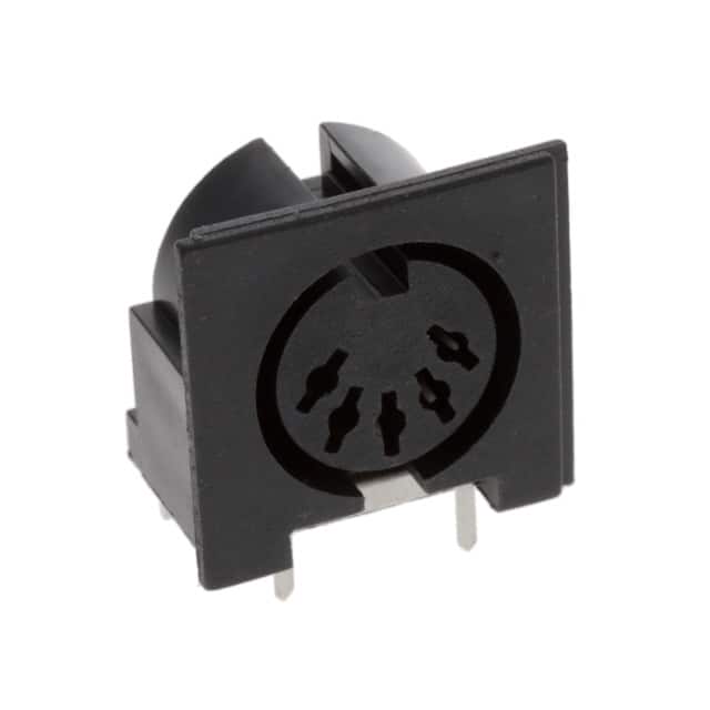 KCDX-5S-N CONN RCPT FMALE MINI DIN 5P SLDR