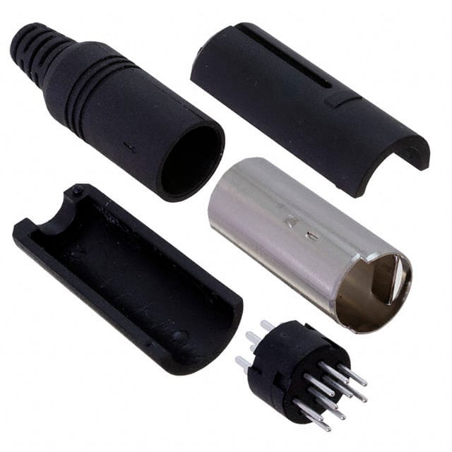 MDP-009 CONN PLUG MALE MINI DIN 9P SILV