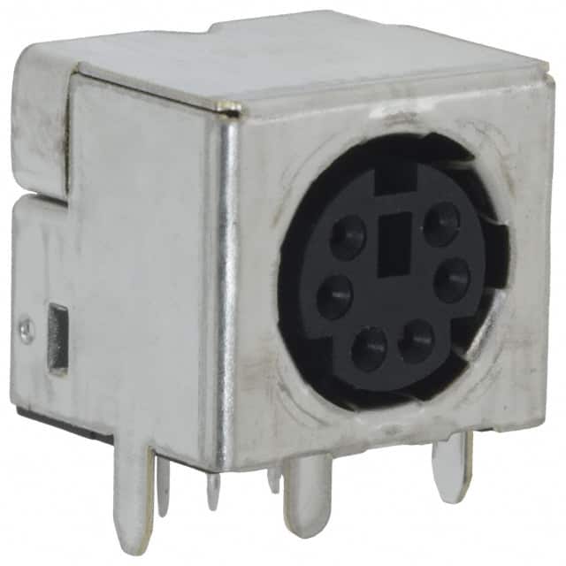 5749265-1 CONN RCPT FMALE MINI DIN 6P SLDR
