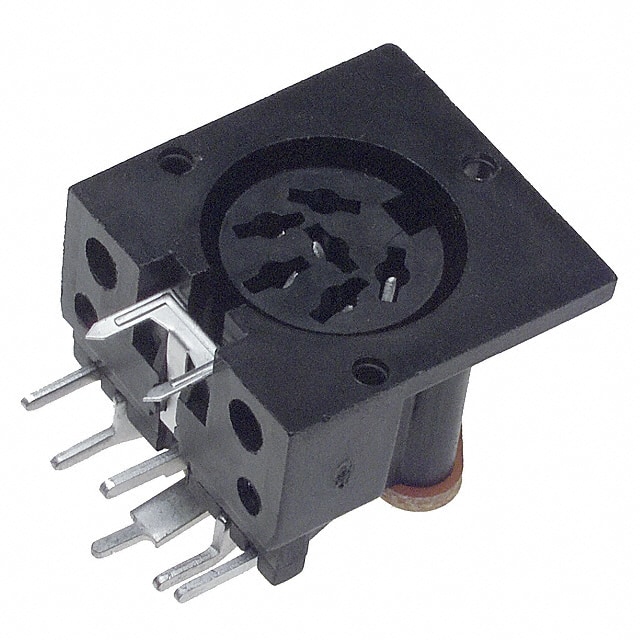 SDS-60J CONN RCPT FMALE DIN 6POS SOLDER